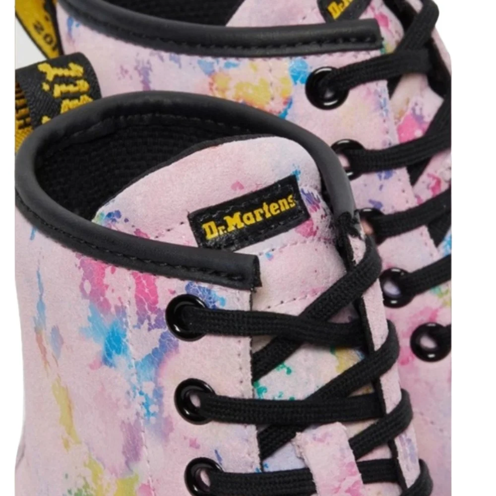 Dr. Martens Sheridan Confetti Suede High-Top Boot US 7 NEW